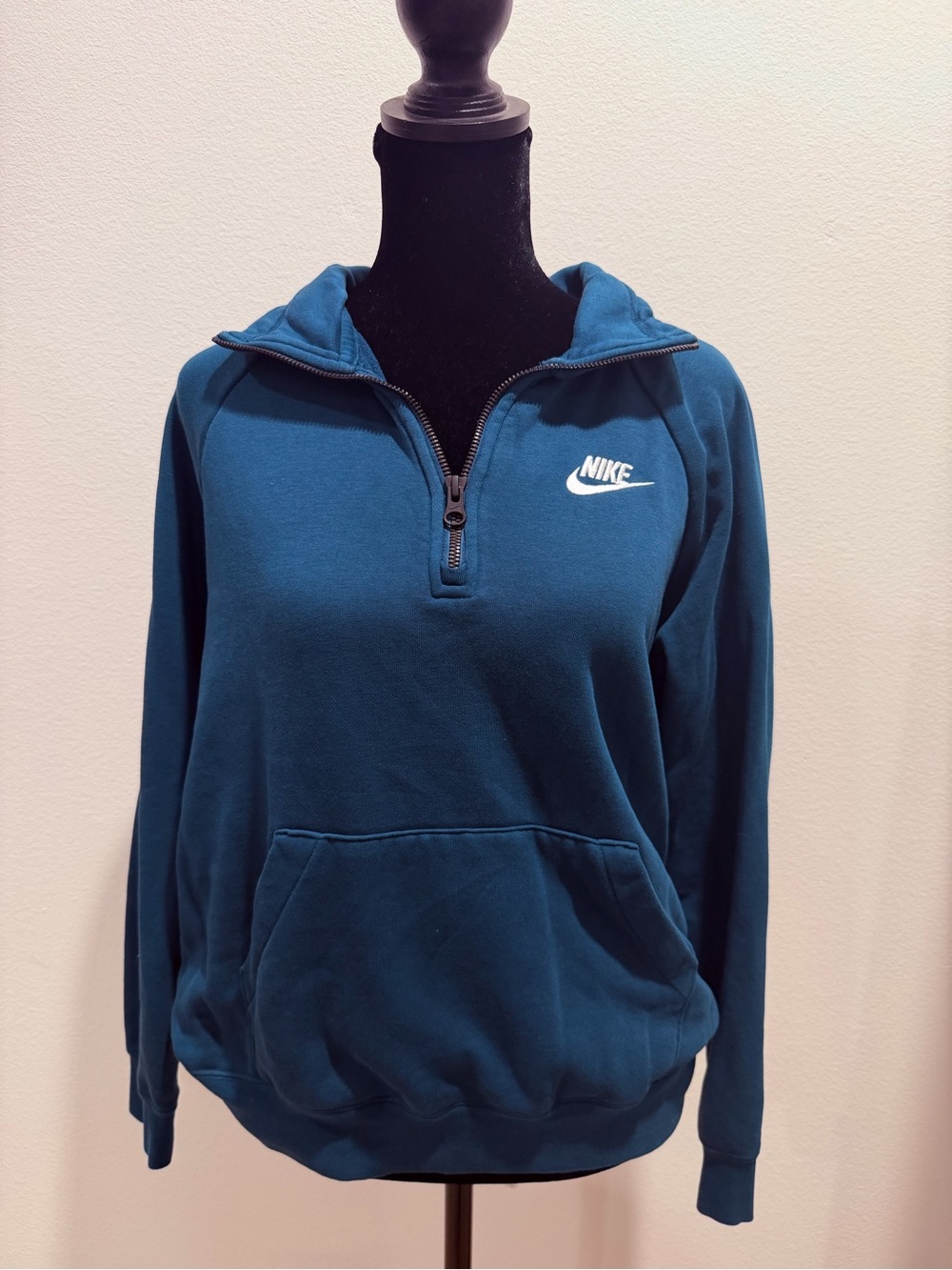 Nike Teal Half-Zip Fleece Pullover - Picture 3 of 5